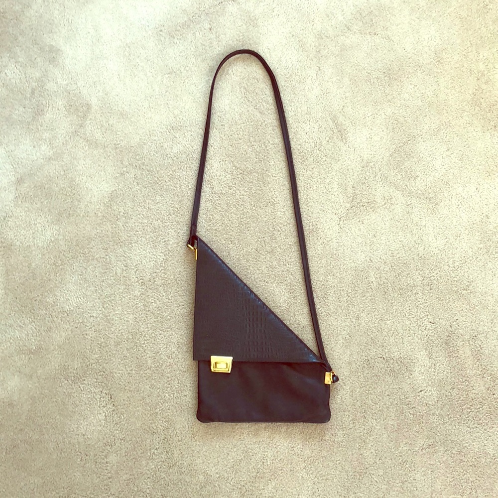 Black Leather Purse - Made in Italy